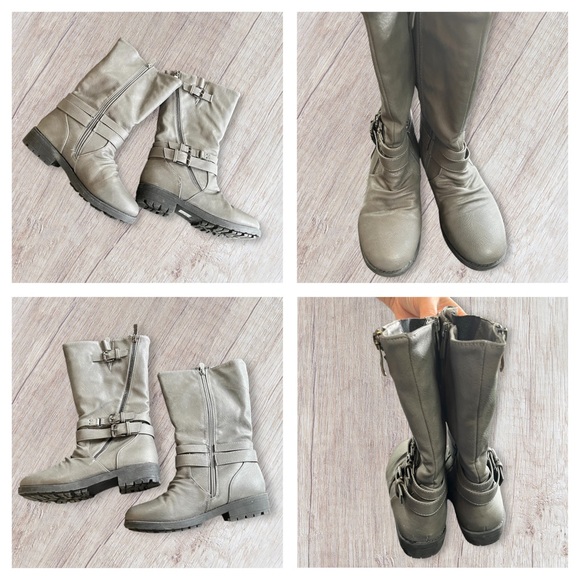 🟢5/$25  Dream pairs Gray Boots 4 - Picture 6 of 16